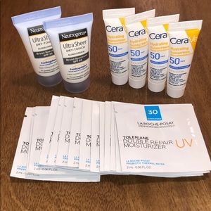 Sunscreen samples☀️☀️☀️